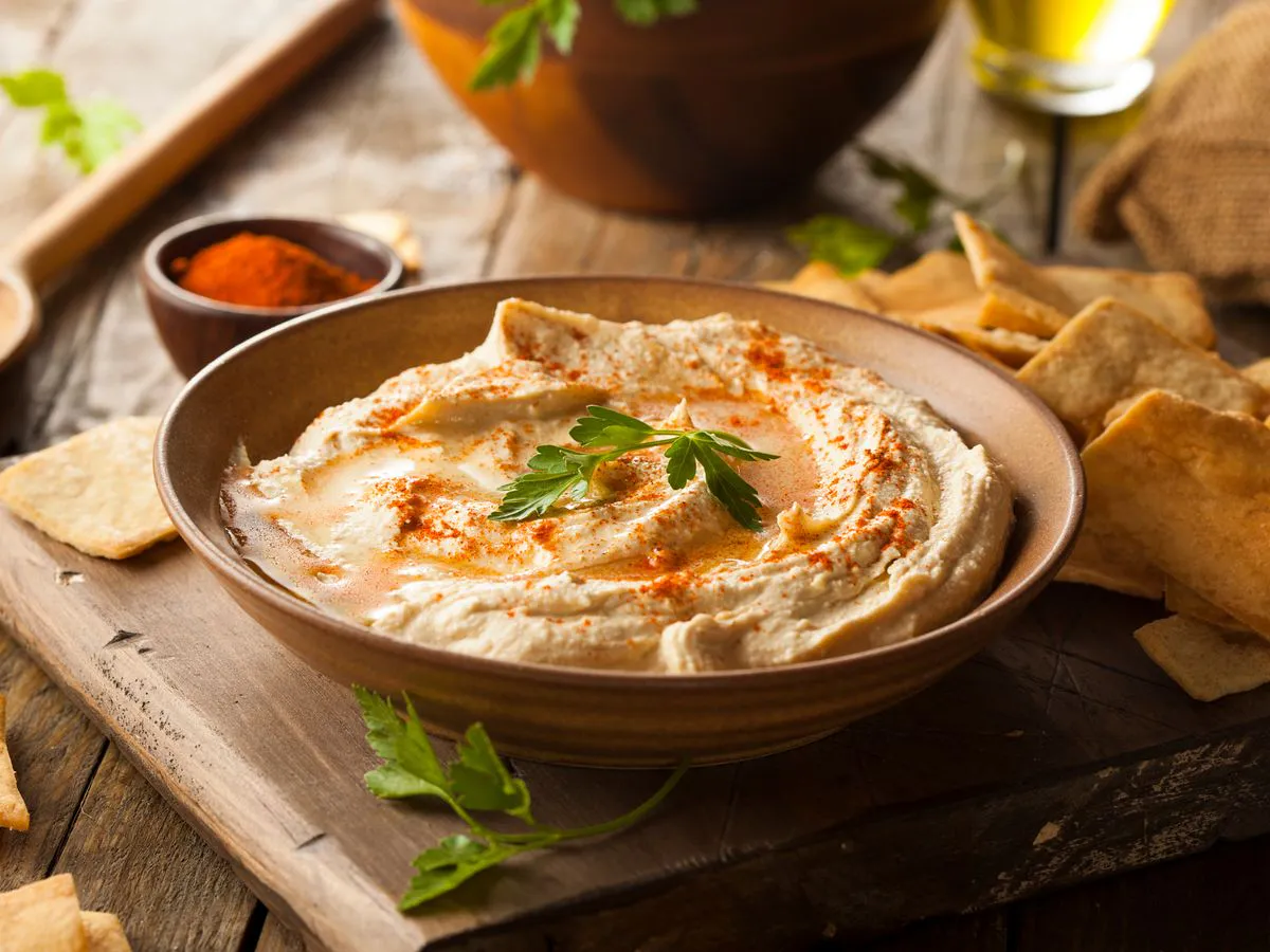 Hummus at Gyro Kitchen, Mediterranean Restaurant in Glendale